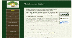 Desktop Screenshot of alvinmuseum.org